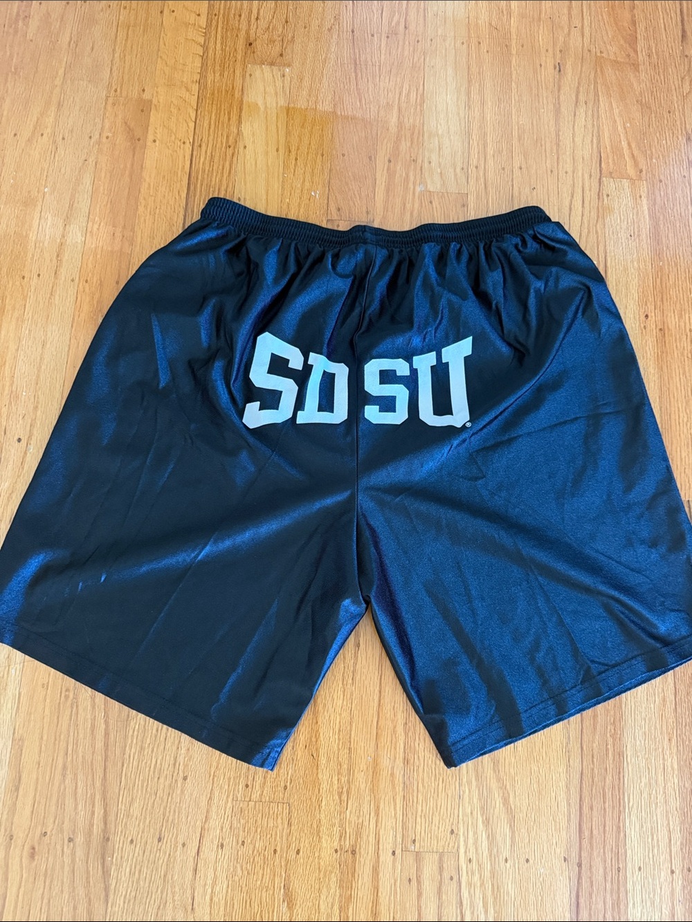 🔥 Men's Black Athletic Shorts with SDSU Logo on back
